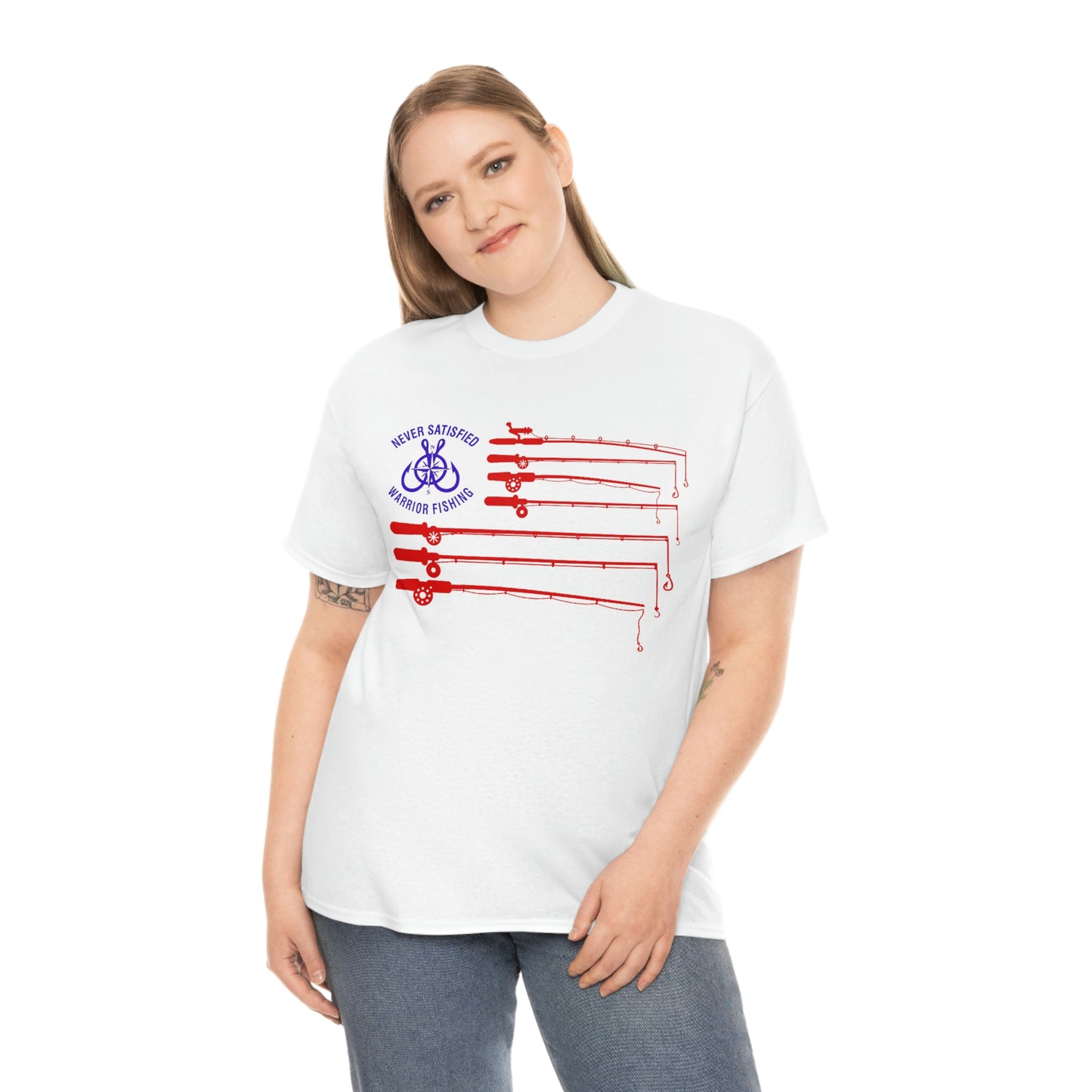 
                  
                    Fishing Rod Flag Tee
                  
                