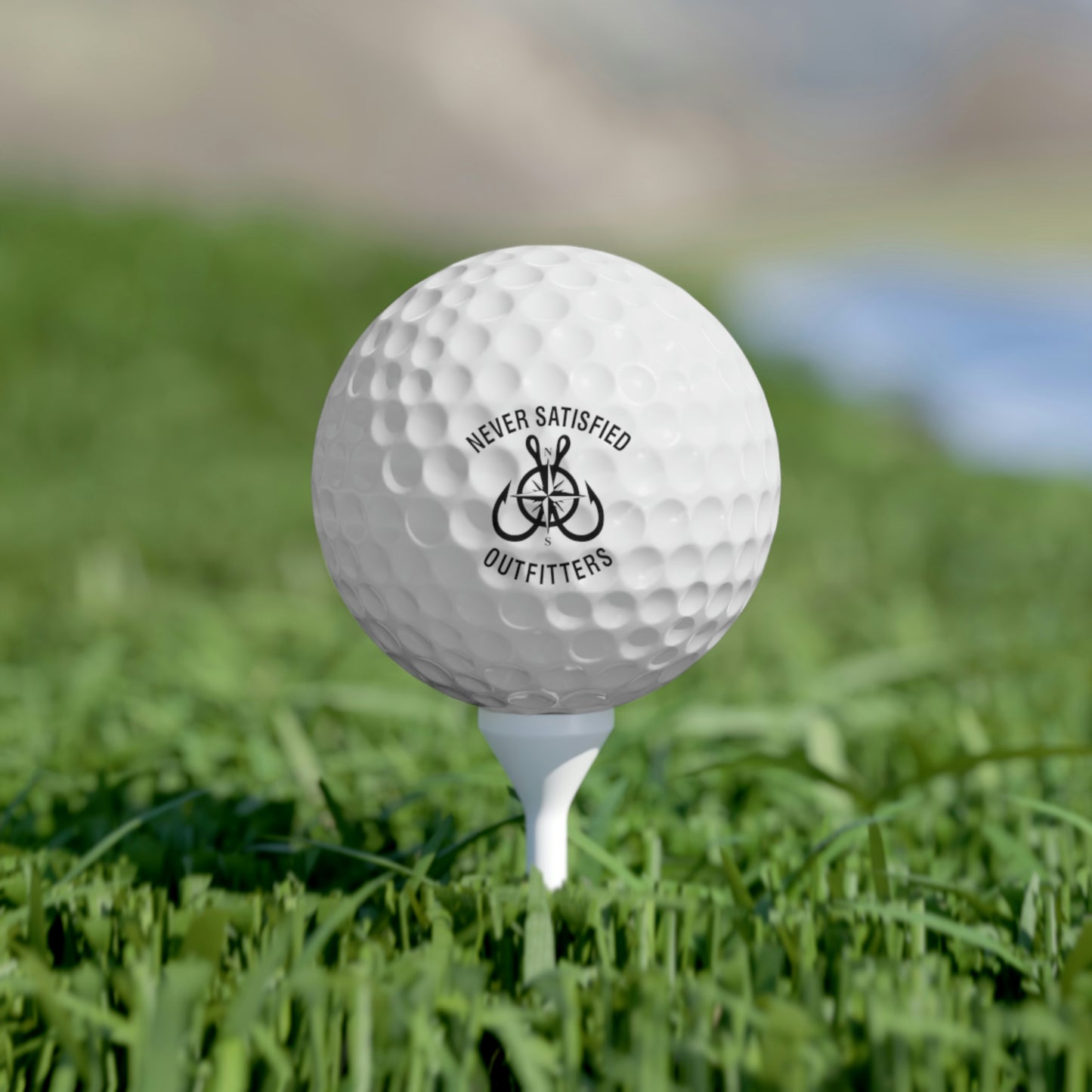 
                  
                    Never Satisfied Outfitters Golf Balls, 6pcs
                  
                