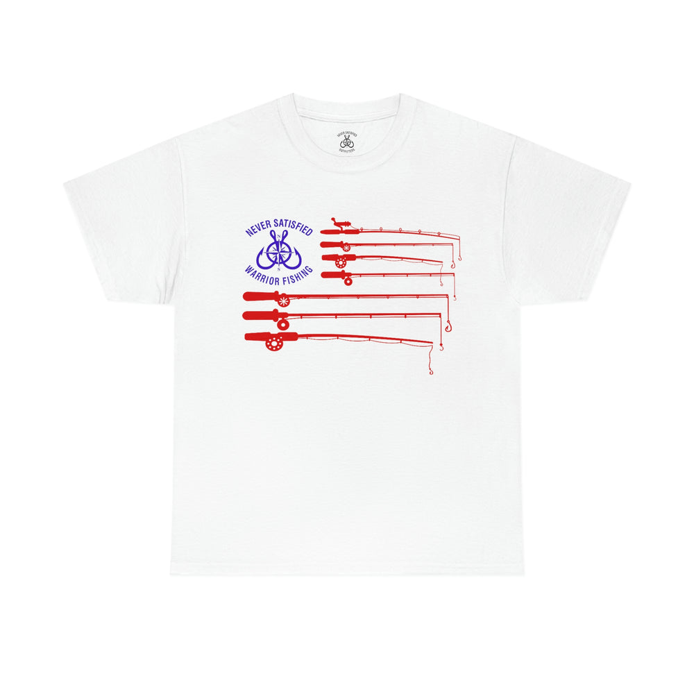 Fishing Rod Flag Tee