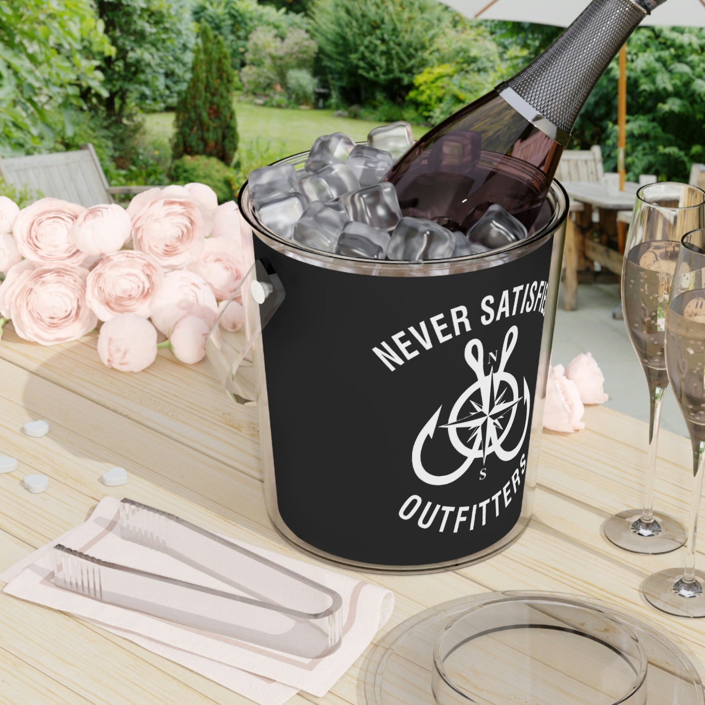 
                  
                    Never Satisfied Ice Bucket with Tongs
                  
                