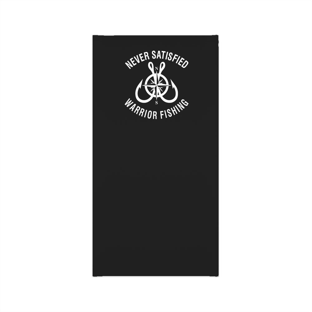 Never Satisfied Warrior Fishing Neck Gaiter