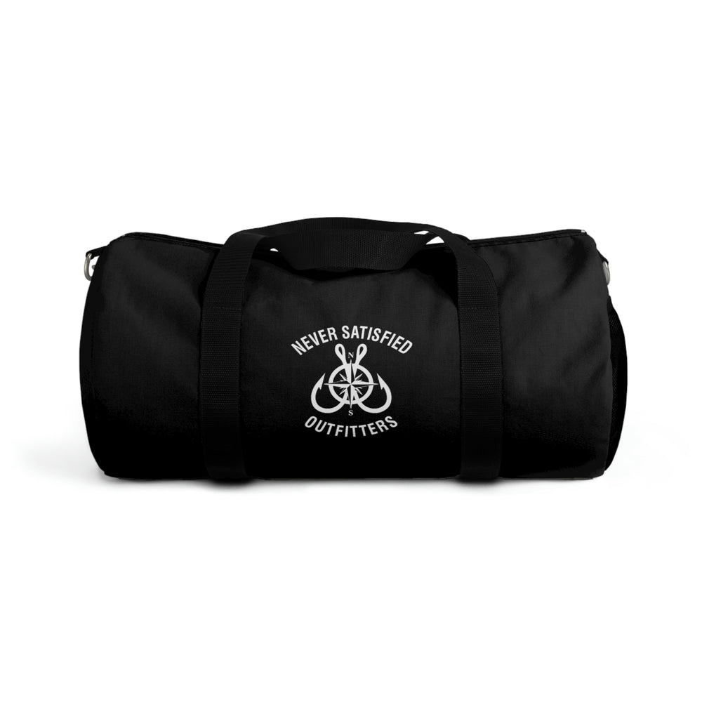 Never Satisfied Warrior Fishing Duffel Bag