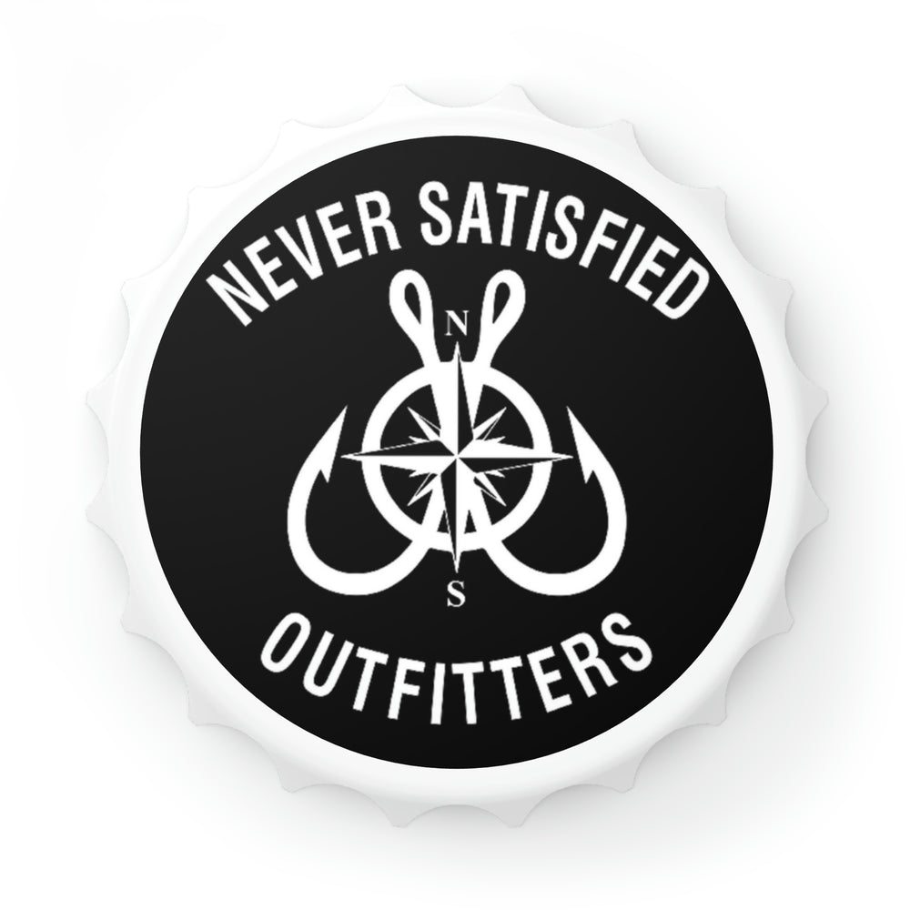 Never Satisfied Outfitters Bottle Opener