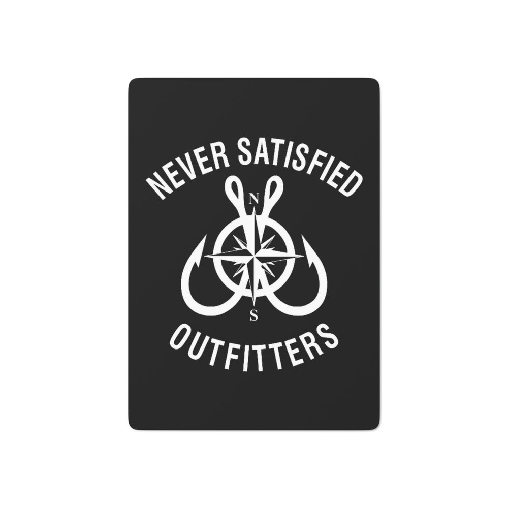 Never Satisfied Outfitters Poker Cards