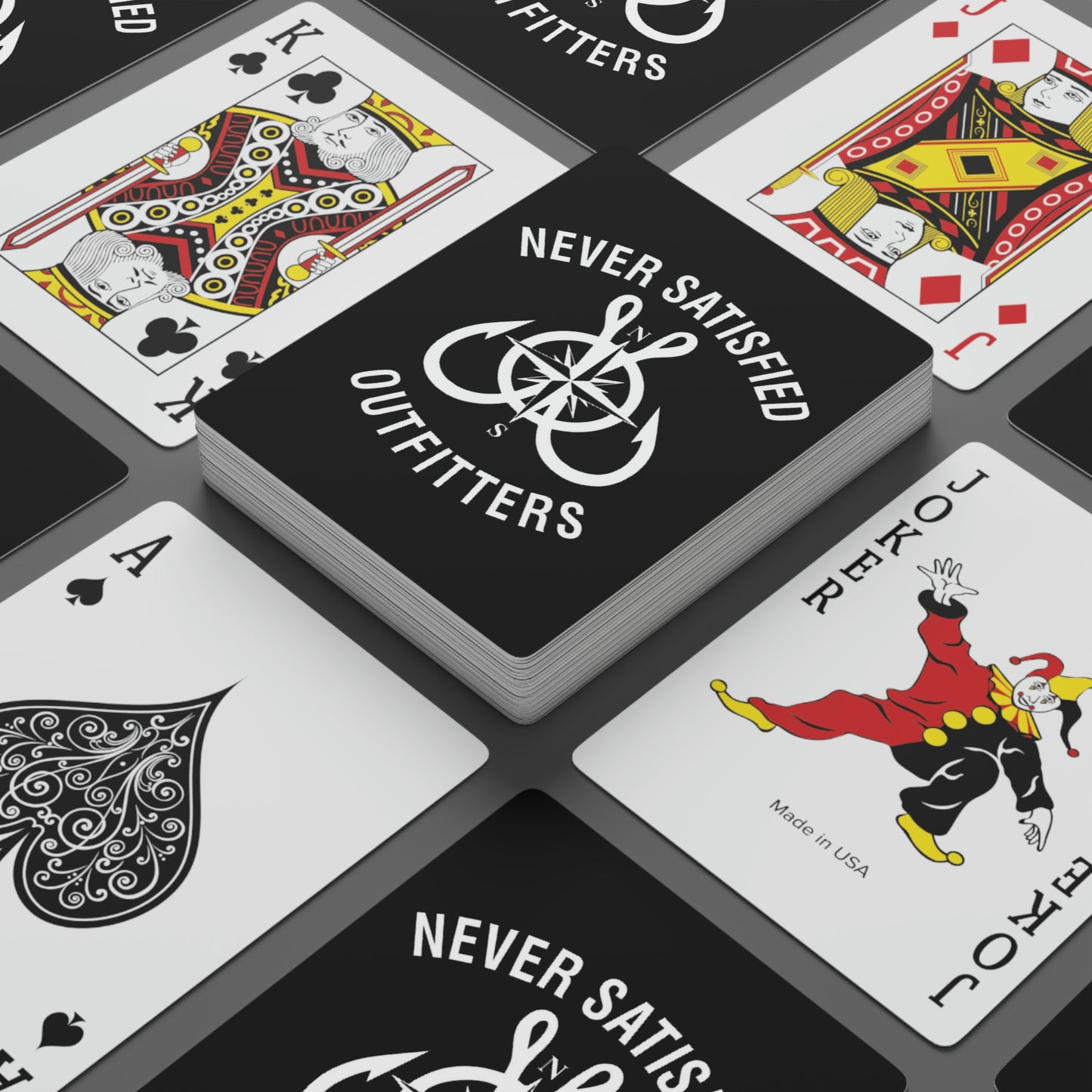 
                  
                    Never Satisfied Outfitters Poker Cards
                  
                