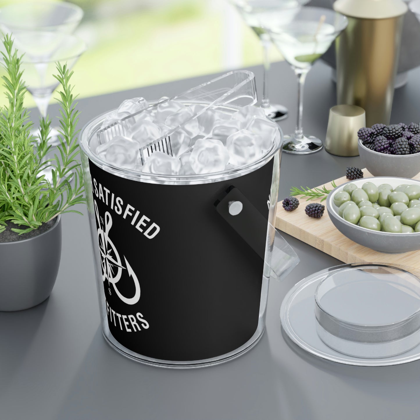 
                  
                    Never Satisfied Ice Bucket with Tongs
                  
                