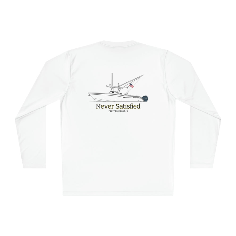 
                  
                    Never Satisfied Warrior Fishing  - NS - Activewear Long Sleeve Tee
                  
                