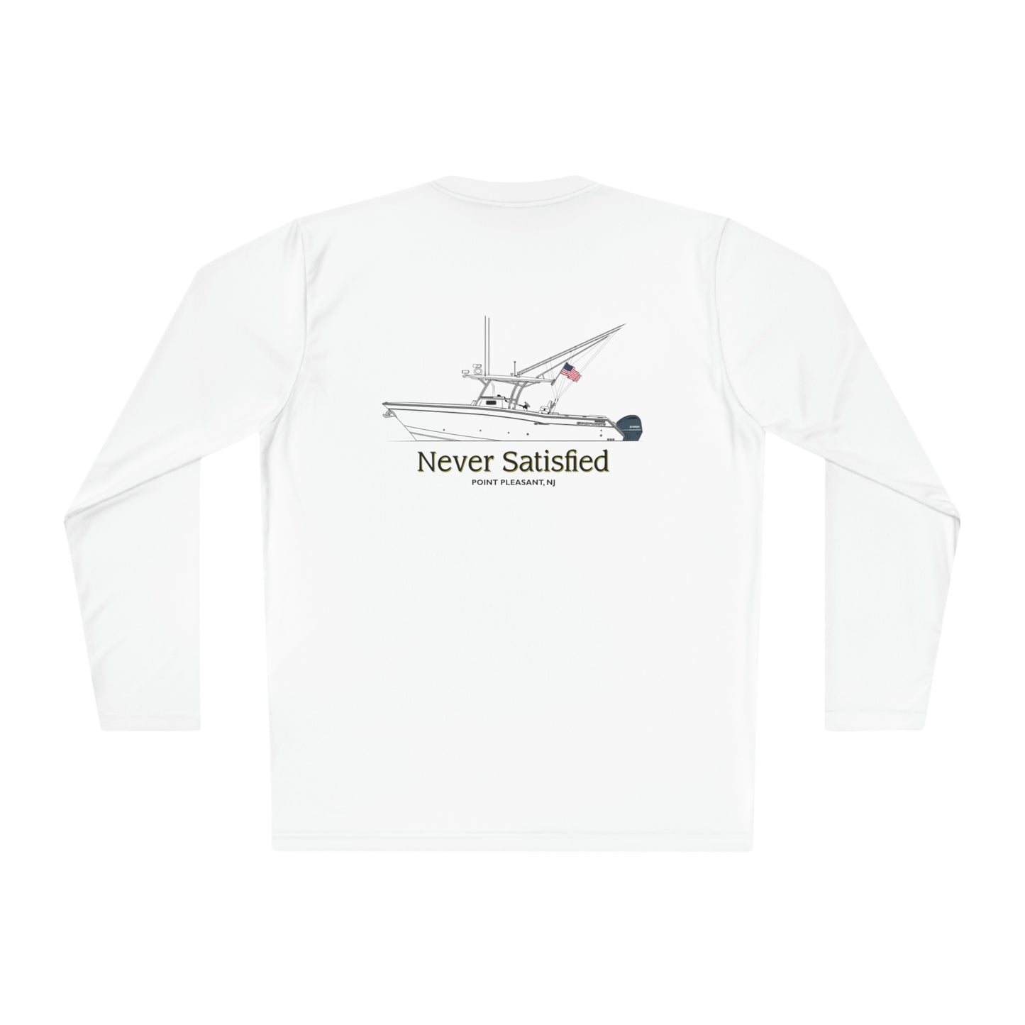 
                  
                    Never Satisfied Warrior Fishing  - NS - Activewear Long Sleeve Tee
                  
                