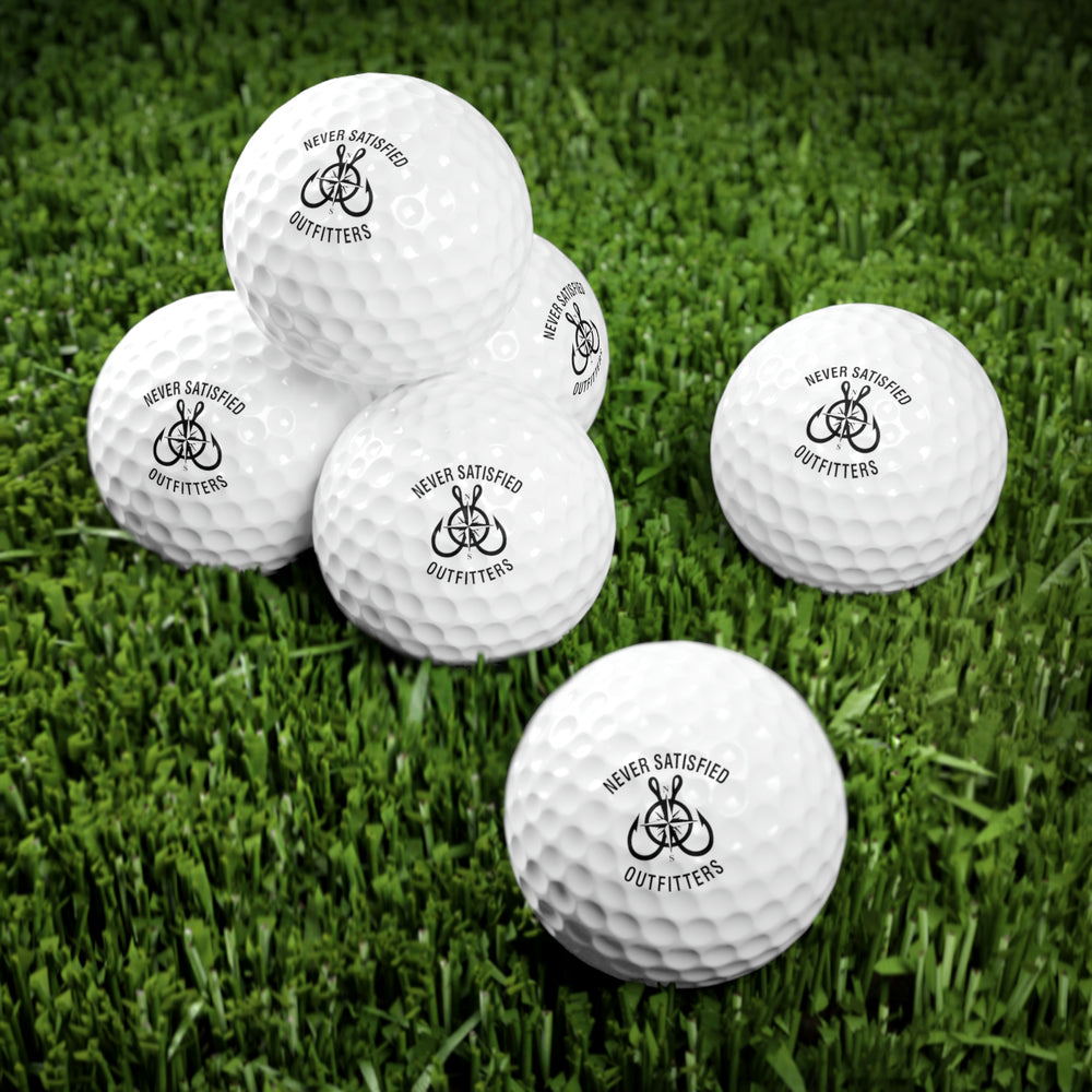
                  
                    Never Satisfied Outfitters Golf Balls, 6pcs
                  
                